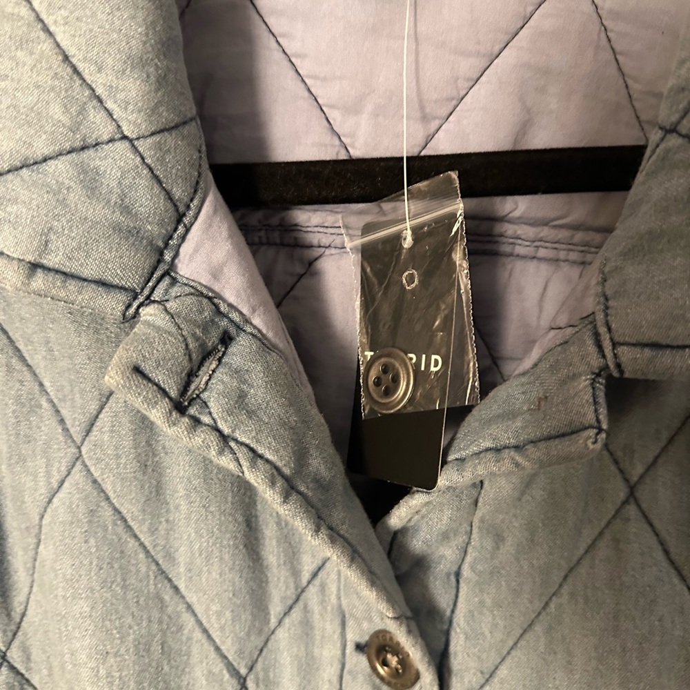 Denim quilted jacket - Picture 4 of 7
